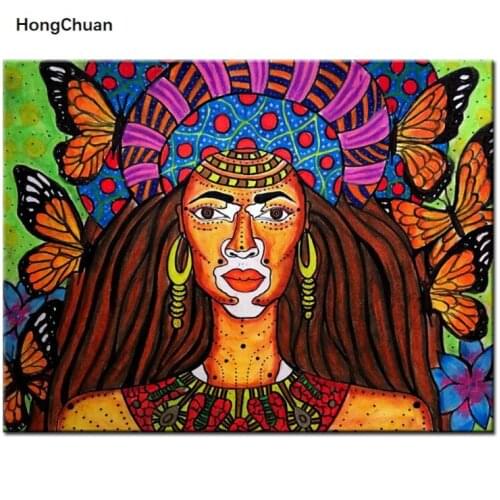 Abstract Beauty 5D DIY Square/Round Diamond Painting Gift Cross Stitch Mosaic Christmas Diamond Embroidery Home Decoration