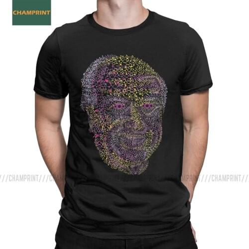 Albert Hofmann Psychedelic Portrait T Shirt Men Cotton T-Shirts Lsd Acid Bicycle Day Blotter Tees Short Sleeve Clothes Plus Size