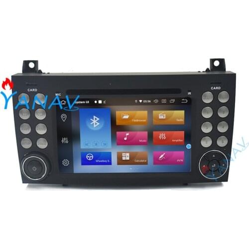 Car radio audio 2 din android stereo receiver for Benz R171 W171 Benz SLK R171 SLK200 2004-2011 touch screen multimedia player