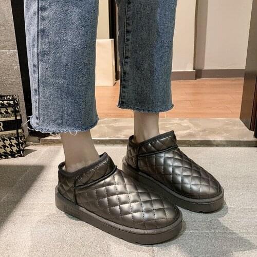 Shoes Women Australia Classic Style Snow Boots Winter Warm Leather Flats Warterproof High-quality Ankle Boots Platform Shoes