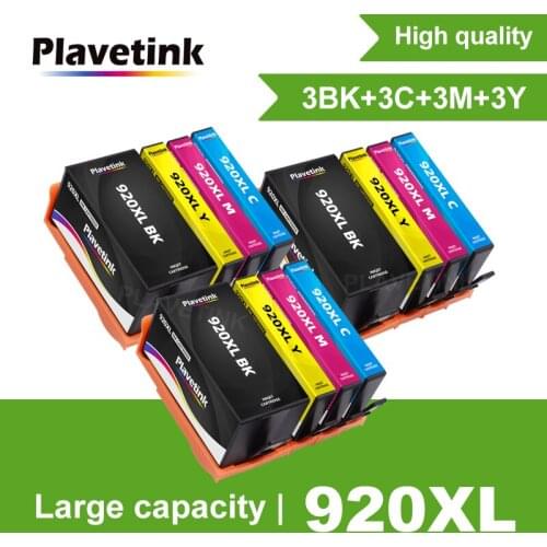 3 Set Compatible For HP 920 XL Ink Cartridge Full Ink For HP Officejet 6000 6500 6500 Wireless 6500A 7000 7500 7500A Printer