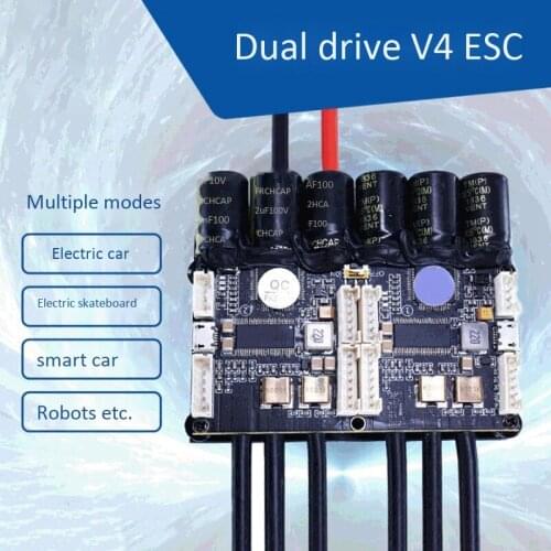 Skateboard Parts Dual FSESC4.20 100A Based On VESC with Heat Sink For Electric Skateboarding Surfboard Hobbies Toy Accessories