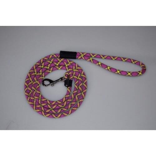 Purple 6ft braided rope leash,rope training leash,slip leashDurable Nylon Rope Slip Pet Dog Training