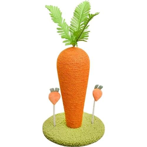 Cactus Scratching Post Cat Climbing Frame With Natural Sisal Rope Pet Toy Claw Hand-knitted Suitable For Cats And Kittens Frames