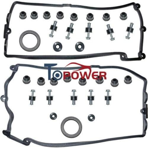 OEM 11127513194 11127513195 Head & Valve Cover Gasket Set Left Right For BMWW 550i 650i 750i 545i 645Ci 745i 745Li X5 E70 Alpina
