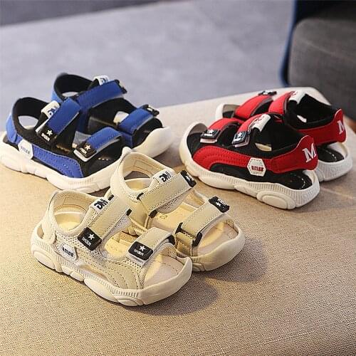 Summer kids shoes closed toe toddler boys sandals orthopedic sport kids sandals shoes Soft bottom anti slip sandals boys shoes