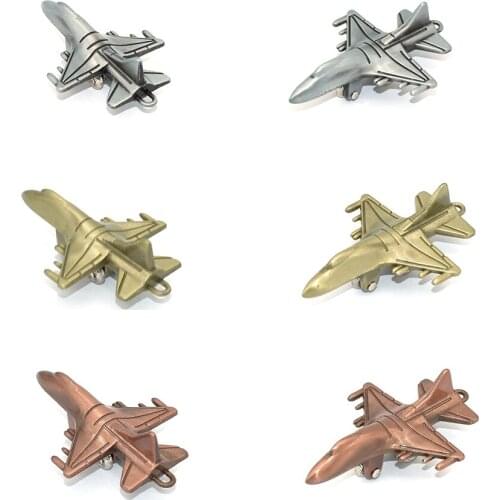 Metal Military Fighter Plane Keyring - Mini Military Fighter Plane Keyring Charm Pendant Model Toy Birthday Presents 3D Model
