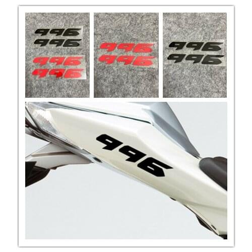 Motorcycle Superbike Sticker Decal Pack Waterproof Body Shell Tank Pad Fairing Reflective Decals Stickers for DUCATI 996 996SPS