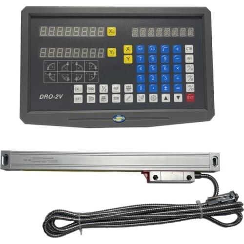 New SNS-3V Complete Milling Lathe Machine DRO Digital Readout Kit AC110V/220V Display and 3 Pieces 0-1000mm Linear Scale Encoder