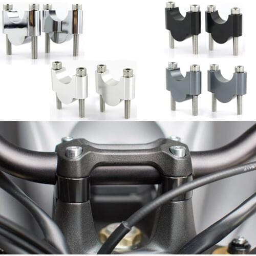 For Honda CB500X NC700X NC750X 22mm 7/8" Handlebar Fat Riser Mounting Risers Motorcycle CNC Billet Aluminum