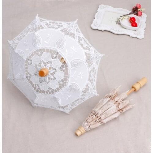 Newborn Baby Photography Props Lace Umbrella Infant Studio Shooting Photo Prop