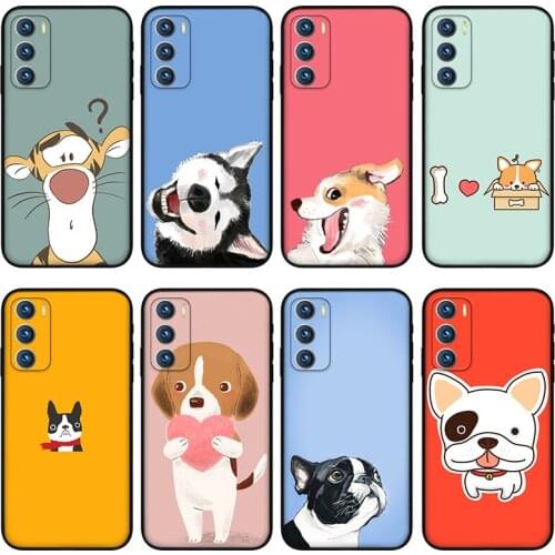 Cute animal dog phone case for oppo Reno 4 6 pro Puls Z Silicone case for oppo realme GT Q3 Q2 GTneo X7 X50 pro