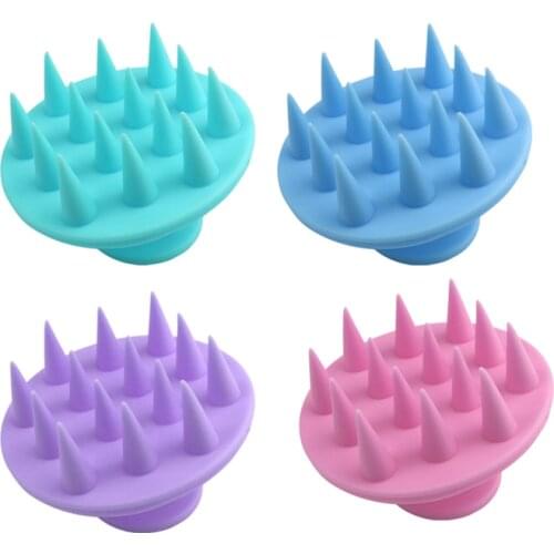 Silicone Shampoo Scalp Hair Massager Shampoo Massage Comb Bath Massage Brush Scalp Massager Hair Shower Brush Comb Styling Tool