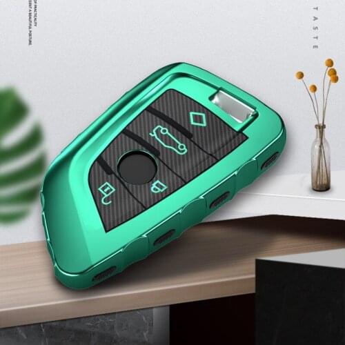 Car Styling Key Rings Protection Cover For BMW 1 5 7 Series F15 F16 F20 F21 G30 G38 G01 G02 G11 G12 F48 F39 Protect Shell Cover