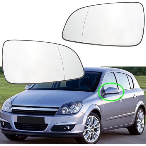 Car Side Wing Rearview Mirror Glass Replacement Heated For Opel Vauxhall Astra H MK5 2004-2008 13141984 6428785