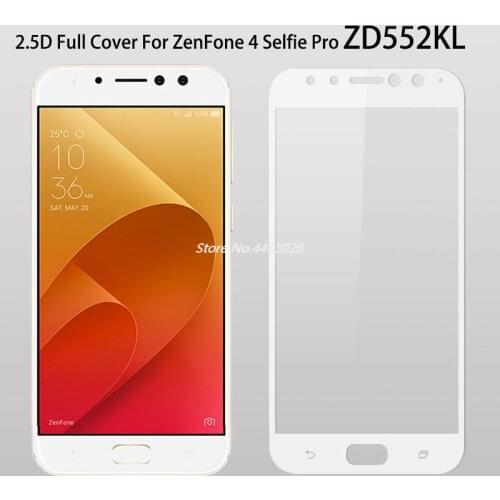 ZD552KL Glass Full Cover For ASUA Zenfone 4 Selfie Pro ZD552KL Phone Tempered Glass Screen Protector For Zenfone 4 Selfie Pro