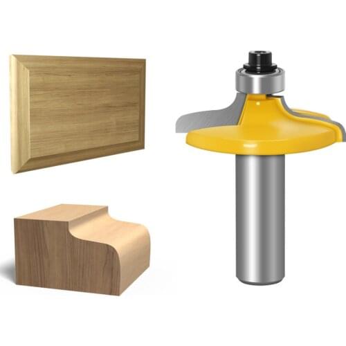 12mm Straight Shank Edge Molding Router Bit with Bearing Woodworking Drawer Face Milling Cutter