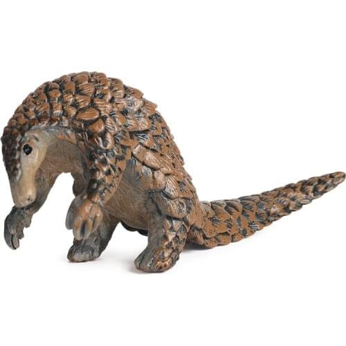 18*5*7cm Early Childhood Educational Toys Simulation Wild Animals Static New Large Pangolin Model Doll Decoration Figure