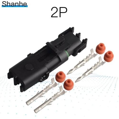 2 Pin/way 2.5 Car connector,Car Waterproof Electrical connector Male&Female kit for car motorcycle ect