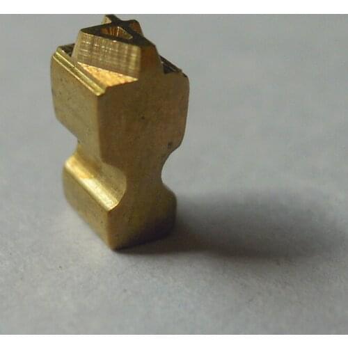 Bulk Copper Letters Sealing Machine Parts Copper Letters Copper Numbers 3.5*3.5*6.8mm
