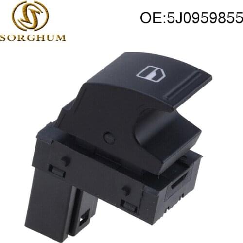 Auto Electric Power Window Control Button Switch 5J0959855 For VW Skoda Fabia Octavia Superb