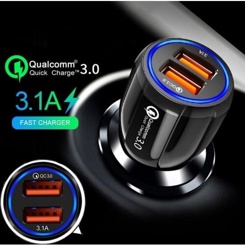 Car USB Charger 2 Port USB Fast Car Charger for Kia Rio K2 K3 5 Sportage Ceed Sorento Cerato Soul Buick Hyundai Tucson I30