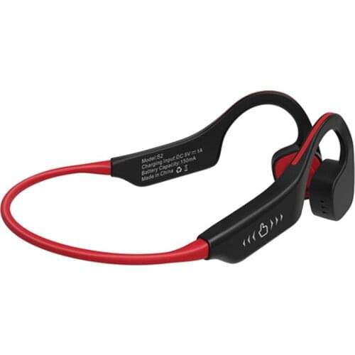 Bone Conduction Bluetooth Headset Waterproof Headset with Microphone Wireless Headset for Running and Cycling