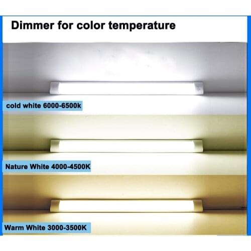 Dimmer Led Tube Light Purification Fixture Light Led Flat Batten Light For Dimmable led tube Color temperature