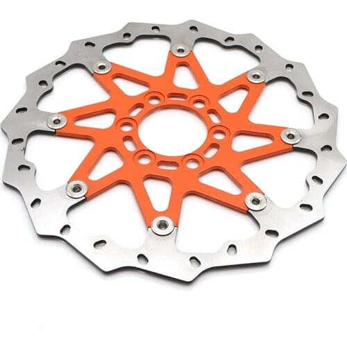 Motorcycle Front Brake Disc Rotor for 125/200/390 ABS For Duke 2013 2014 Orange