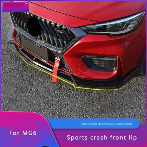 For Mg6 2020 Front Shovel Three Section Form Of Big Encirclement Front Lip Front Bumper Anti-Scratch Anti-Collision Strip