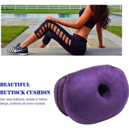 Dual Comfort Cushion Plush Cushion Folding Pillow Can Be Stored Cushion Lift Hips Up Multifunction Fits In Car Seat Home Office