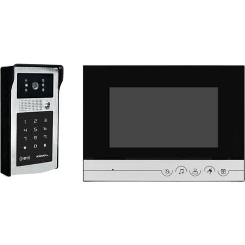 Kinjoin Villa wired doorbell video door phone for home security system intercom video doorbell interfone