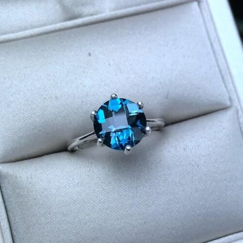 Classic six claw style boutique STONE RING 925 silver simple air ring