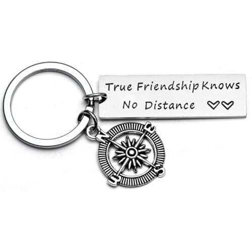 Best Friends Leaving Gifts Going Away Keychain Long Distance Friendship Best Friend Gift Goodbye Gift Farewell Gift for Friend