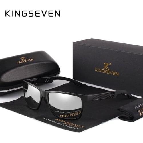 KINGSEVEN 2021 Aluminum Square Men/Women Polarized Mirror Sun GlassesEyewear Sunglasses For Men