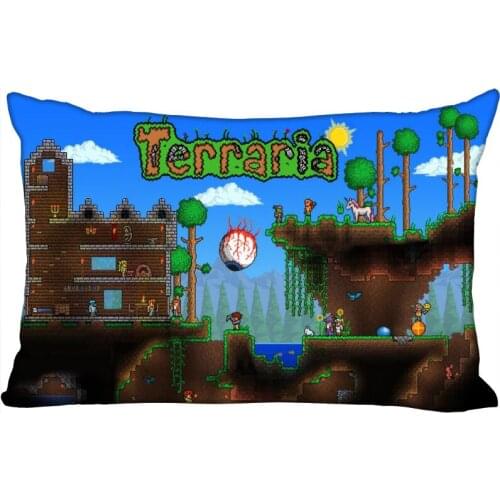 Custom Terraria New Arrival Pillowcase 45x35cm(One Side) Rectangle Zipper Print Throw Wedding Decorative Pillowcase Cover