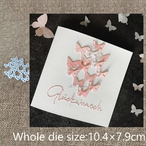 New Design Craft Metal stencil mold Cutting Dies Butterfly bush decoration scrapbook die cuts Album Paper Card Craft Embossing