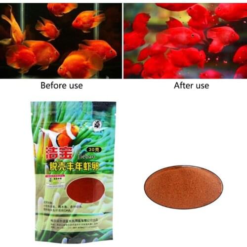 Hulled Young Shrimp Eggs Natural Juvenile Open Guppy Forage Small Ornamental Fish Food Feed Aquarium Supplies