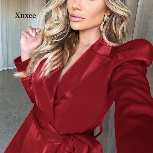 Fall/winter Womens Slim Two-Piece Office Suit Jacket Pure Color Casual Commuter Suit Pencil Pants Fashion High Waist Pants Set