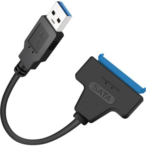 USB 3.0 to SATA Cable Converter 5Gbps High Speed Plug and Play Support 2.5Inch External SSD HDD Hard Drive 22 Pin Sata III