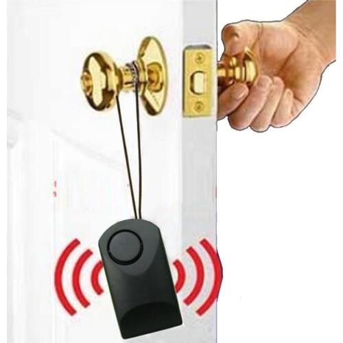 Portable 120db Door Sensor Alarm Door Handle Touch Alarm anti-theft Scaring Thefting Alarm For Home Hotel Travel