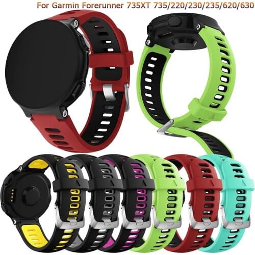 New fashion for Garmin Forerunner 735XT Wristband Wrist Strap For Garmin Forerunner 230 235 220 620 630 735XT classic Watch Band