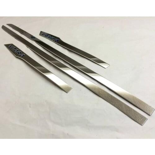 High quality ABS Chrome body side moldings side door decoration For 2016 Suzuki Vitara(4pc)