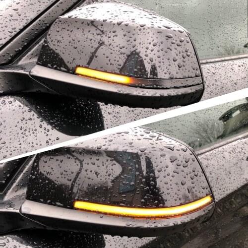 2PCS For BMW F20 F21 F22 F33 F34 X1 E84 F36 F87 M2 1 2 3 4 Series Dynamic Blinker Turn Signal LED Mirror Light