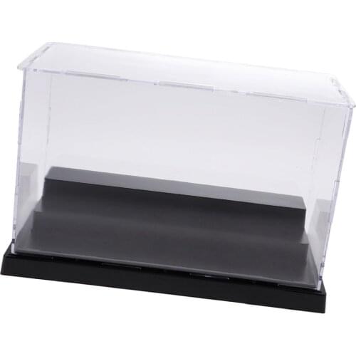 3 Steps Dustproof Acrylic Showcase Display Box for Car Model, Action Figure, Doll Toy Collection 21x11x13cm