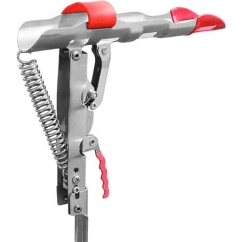 448D Automatic Spring Loaded Adjustable Fishing Rod Angle Hook Setter Trap Stainless Steel Auto Tip-Up Ground Stand