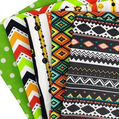 50*145cm Chevron Stripe Dots 100% Pure Cotton Polyester Cotton Material Patchwork Sewing Fabrics Quilt Needlework DIY Cloth