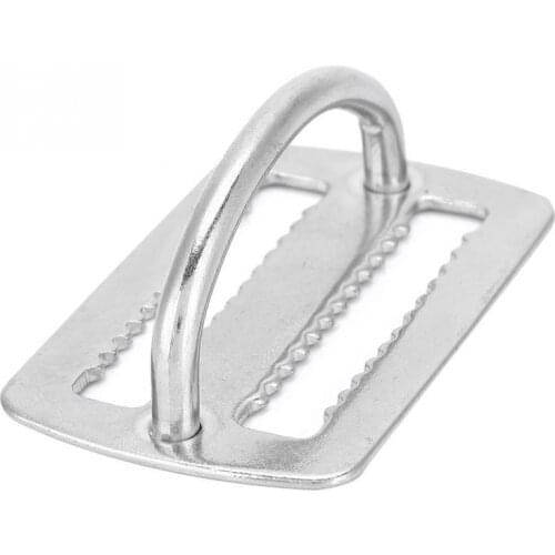 50mm Swimming Diving Weight Belt Keeper Diving D-Ring Stainless Steel Snorkel Scuba Swim Slide Buckle Strap Belt Keeper