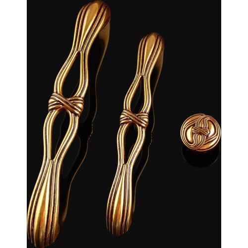 Top Designed 8PCS European Antique Kitchen Door Furniture Handles Retro Cupboard Drawer Wardrobe Cabinet Pulls Handles & Knobs