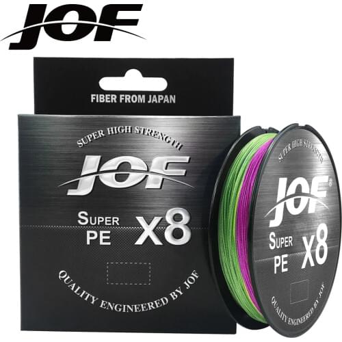 JOF Brand 300M 500M Top Grade Japanese 0.14-0.5mm Fluorocarbon Coating Fishing Line Monofilament Carp Wire Leader Line